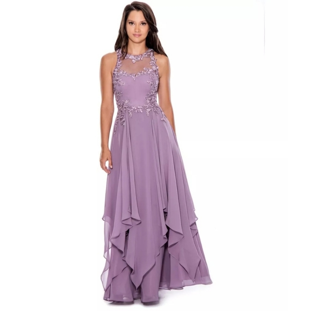 Mauve Maxi Evening Gown 💜